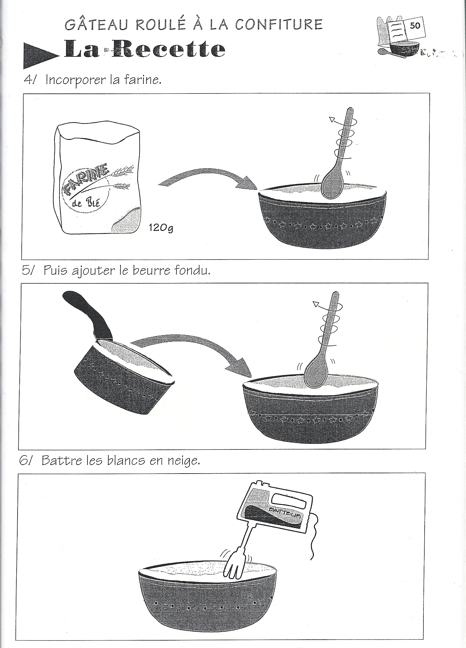 La Recette Du Gateau Roule D Adrien Ecole Haut Chemin