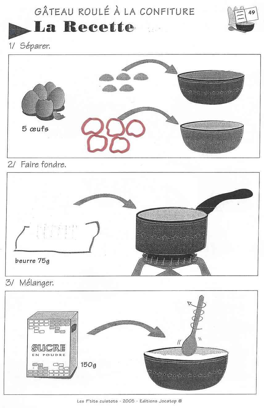 La Recette Du Gateau Roule D Adrien Ecole Haut Chemin