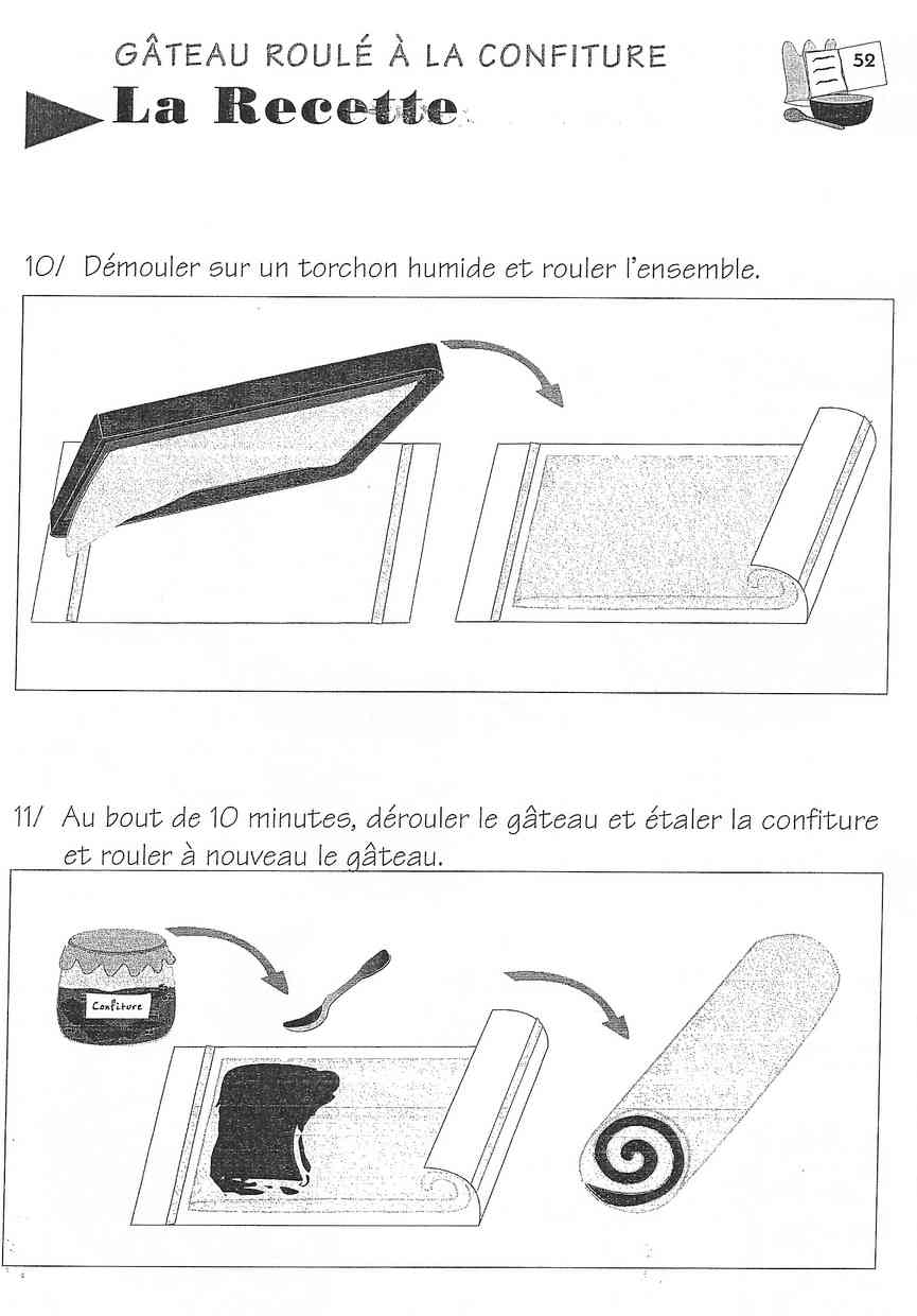 La Recette Du Gateau Roule D Adrien Ecole Haut Chemin